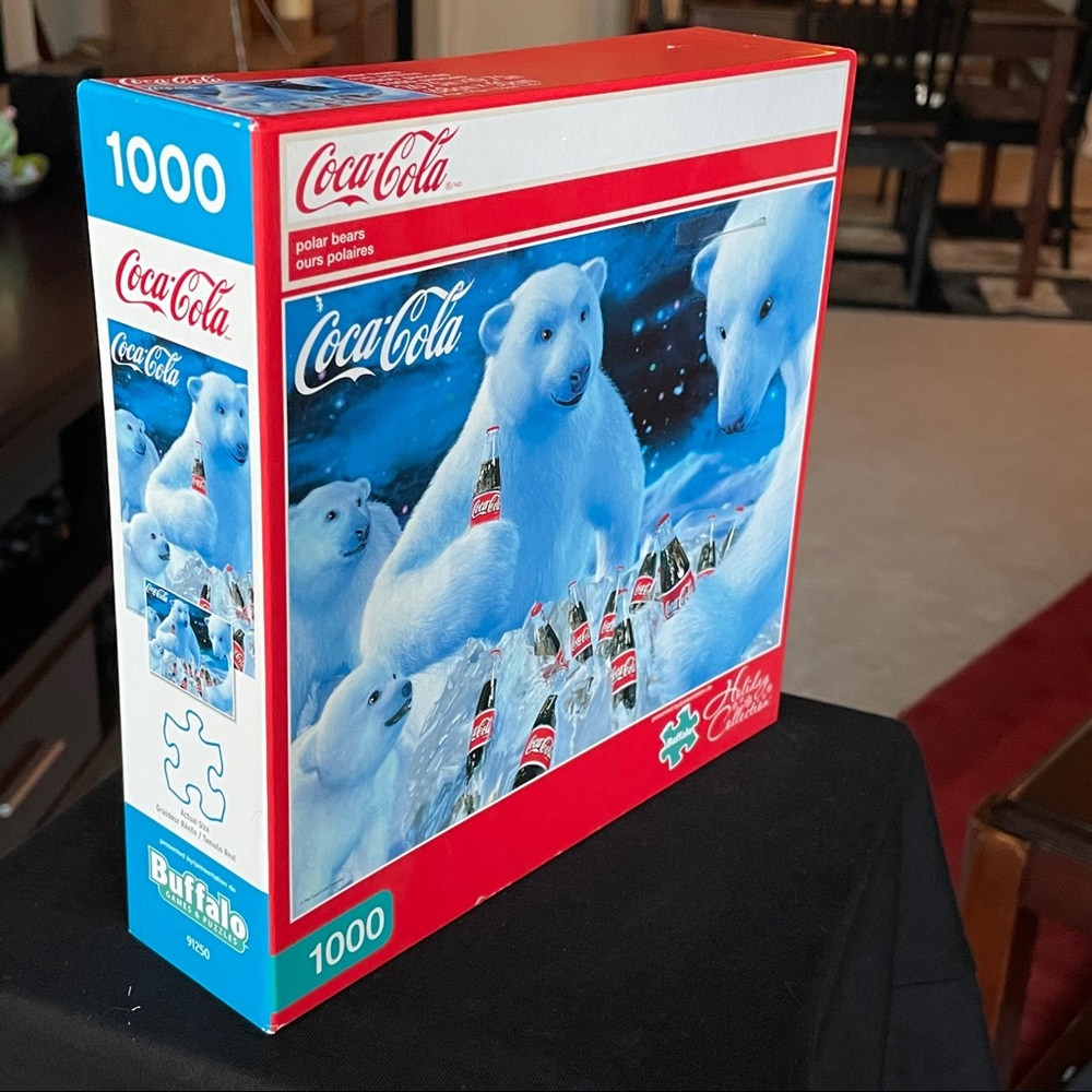 COCA-COLA POLAR BEARS 1000 PIECE JIGSAW PUZZLE